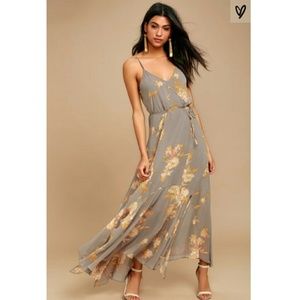 BRAND NEW Feeling Freesia Floral Maxi Dress Small